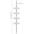 thumbnail image 3 of Duschhylla Hörn Justerbar / Badrumshyllan - 4 hyllplan YY, 3 of 5