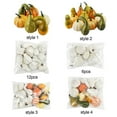thumbnail image 3 of Calabaza de espuma, fruta vegetal falsa, decoración del hogar, decoración creativa para otoño, accesorios de fotografía de Halloween, calabazas artificiales, 3 of 5