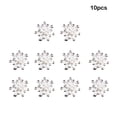 thumbnail image 3 of Sonducket 10 Uds. De joyas de aleación de Metal con flores, conectores colgantes de 17mm, accesorios DIY, accesorios de moda para mujer Accesorios de disfraces Sonducket AP016606-00, 3 of 5