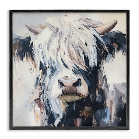 Stupell Industries Scruffy Little Highland Black Framed Giclee Art, design by Tina LeCour