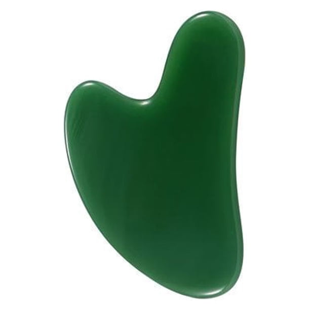 3 piezas Gua Sha herramienta facial piedra de resina natural Gua Sha tablero raspado herramienta de masaje facial Gua Sha raspado herramienta de masaje para cara, piel y cuerpo herramienta relajante muscular (verde) Rojo Verde