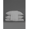 thumbnail image 3 of Juego de Sábanas Individual roomi Algodón Premium Frescas y Suaves Color Gris, 3 of 5