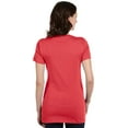 thumbnail image 3 of BELLA+CANVAS T-Shirt à Manches Courtes Col en V Profond pour Femmes, 3 of 5