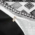 thumbnail image 4 of Erosebridal Geometric Aztec Duvet Cover Set, Black White Bohemian Bedding Full, Black Reversible 3pcs, 1 Duvet Cover and 2 Pillowcases (No Comforter), 4 of 6