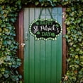 thumbnail image 4 of MXTPOV St Patricks Day Decorations, Happy St. Patrick's Day Sign Sham's Wood Hanging Sign Wooden St. Patrick's Day Front Door Decorative Luck Shamrocks Mountain Shaped Wall ,Home Decor, 4 of 4