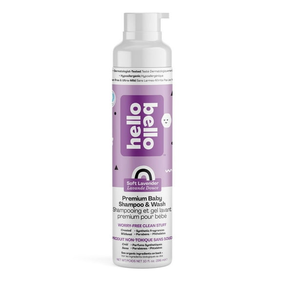 Hello Bello™ Extra Gentle Shampoo & Body Wash - Soft Lavender - 10 oz.