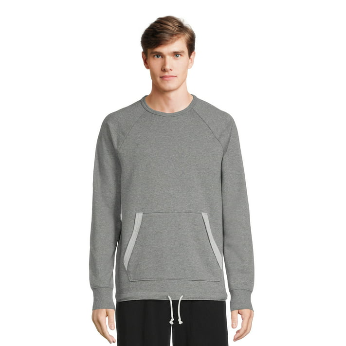 Athletic Works Men’s and Big Men’s Active French Terry Crewneck ...