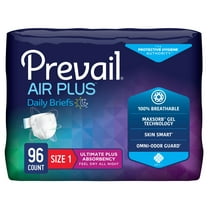 Prevail Air Plus Incontinence Brief, Size 1/Medium (160 Count)