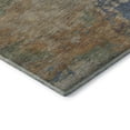 thumbnail image 3 of Addison Rugs Mayfield Premium Machine Washable Transitional Abstract Denim Runner Rug, 2'3" X 7'6" Machine Washable Transitional Abstract Denim Oversized Sherpa Throw Blanket, 3 of 6