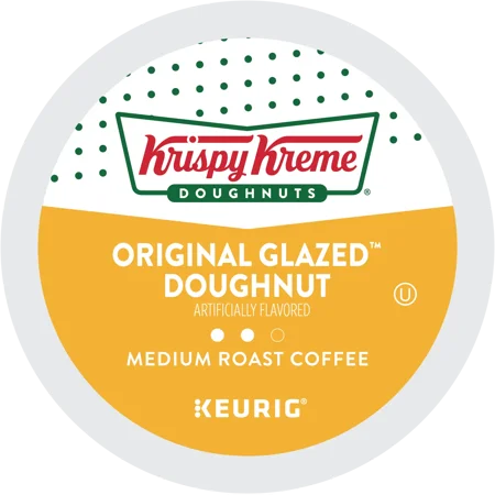 Krispy Kreme Doughnuts Original Glazed Doughnut 24-Cups Medium Roast