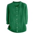 thumbnail image 4 of Camisas de verano con ribete de encaje para mujer: ropa informal para el día a día, ligeras, perfectas con vaqueros/pantalones, 4 of 4