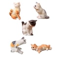 thumbnail image 2 of Juego de Figuras de Gatitos Soledad para manualidades Regalo de Navidad Y cumpleaños Paquete de 5 Figuras de Gatos en miniatura, 2 of 10