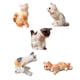 thumbnail image 2 of Divertido Figure Collection Juguetes Colección de artesanía Escultura 5Pack Kitty Figuras Juego de juguetes para Fairy Dollhouse Escritorio Conjunto C perfecl Figura de gato en miniatura, 2 of 8