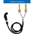 thumbnail image 5 of Kitchen Sink Side Sprayer with Quick Side Connector Compatible with Moen Faucet Sprayer Replacement, Kitchen Sink Faucet Sprayer Attachment with Water Hose/Holder, Oil Rubbed Bronze, 5 of 5