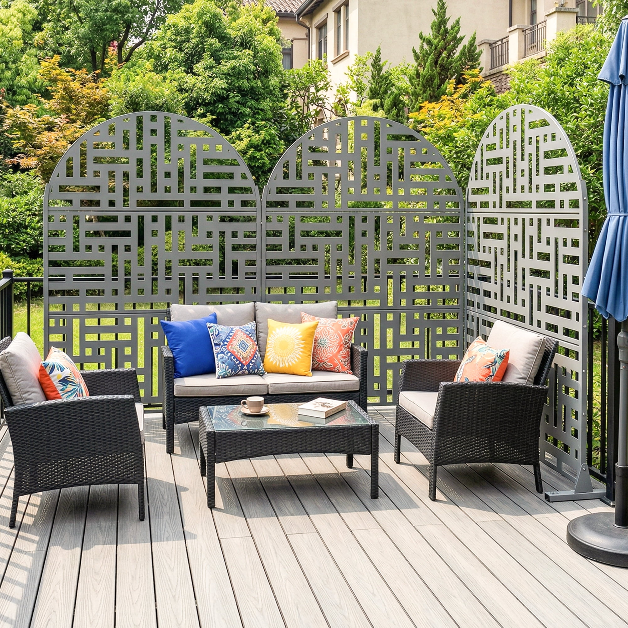Privacy Metal Screen Fence Panel
