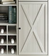 thumbnail image 4 of Castle Place Rustic Sideboard Buffet Cabinet, Light Grey, 4 of 11