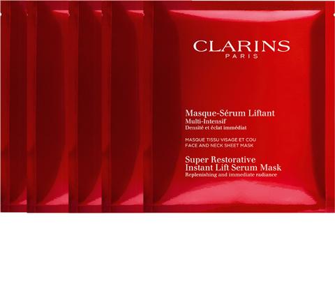 Clarins Super Instant Lift Serum Mask 5 Pack 1oz 30ml - Walmart.com