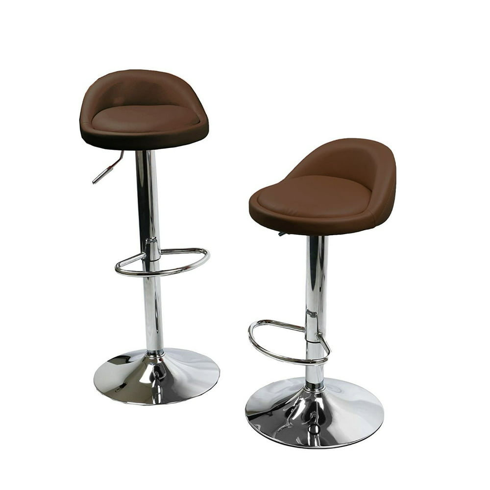 Round Bar Stools Swivel Kitchen Dinning Counter Adjustable Height Barstool Chair Set of Coffee