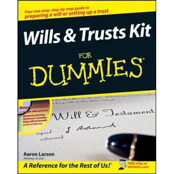 Pre-Owned Wills and Trusts Kit for Dummies [With CDROM] (Hardcover) 0470283718 9780470283714