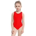 thumbnail image 2 of One Piece Girls Swimsuit Size 8 Girls Bathing Suits Size 8 Ruffle Tankini with Shorts Contrast Trim Bikini Set Adjustable Strap with Chest Pad Cut Out Swimwear, 2 of 4