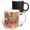 Multicolor, variant on 3drose, Cubes of Pink Orange Yellow Aqua, 11oz Magic Transforming Mug