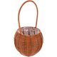 thumbnail image 2 of Cesta de almacenamiento tejida con asa, cesta para boda, cesta para niña de las flores, cesta de almacenamiento para regalo, 2 of 6