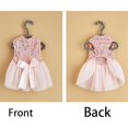 thumbnail image 5 of HQREA Sparkly Sequin Tutu Dress for Small Dogs, Tulle Puppy Princess Party Dress, Pet Wedding Costume, 5 of 6