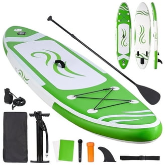 FitRx 10ft. Inflatable Paddle Board with Aluminum Adjustable