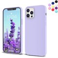 thumbnail image 1 of Entronix Funda de Silicona para iPhone 12 Pro Max, Suave Al Tacto, Antiarañazos y Antigolpes, Color Morado, 1 of 9