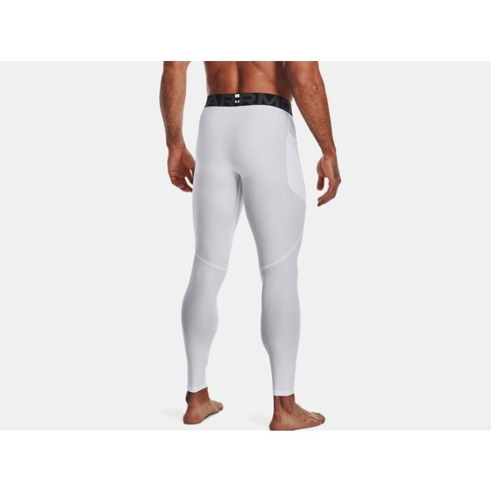 Under Armour mens Armour Heatgear Leggings , White (100)/Black , Small :  : Clothing, Shoes & Accessories
