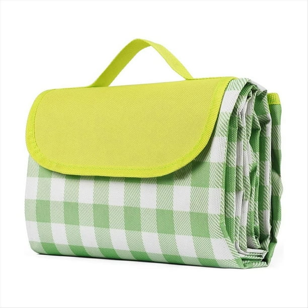 Manta de Picnic, Tapete de Impermeable Plegable, Manta de Picnic para Playa, Camping, Senderismo, Viajes, Conciertos Familiares Al Aire Libre
