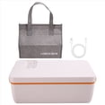 thumbnail image 1 of Heated Lunch Box Electric Lunch Box Self Heating Lunch Box Cordless Rechargeable 304 Food-Grade Stainless Steel 1L A,1 * Heated Lunch Box,White, 1 of 9