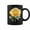 Black, variant on Rose Flower Yellow Floral Coffee Mugs