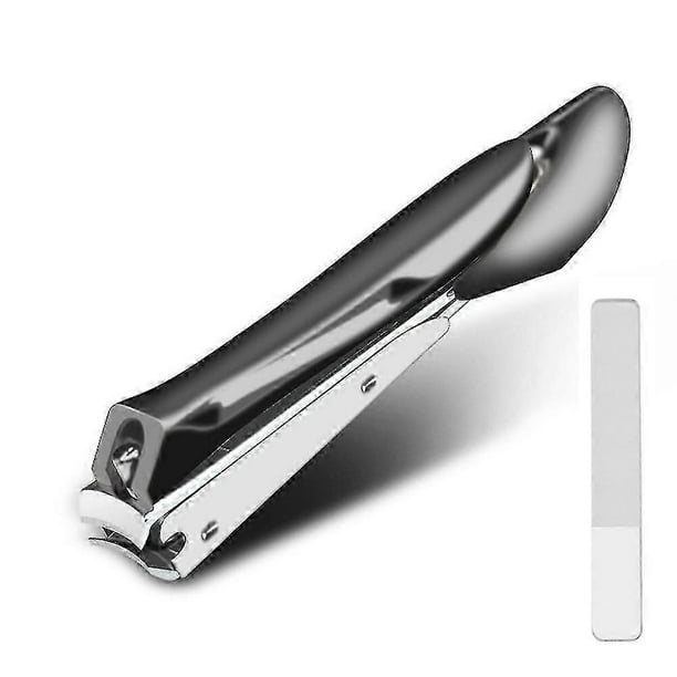 2 Pcs Thick Toenail Clippers - Wide Jaw Opening Nail Clippers For Thick Toenails, Big Nail Clippers For Men And Seniors, Stainless Steel Wide Mouth To