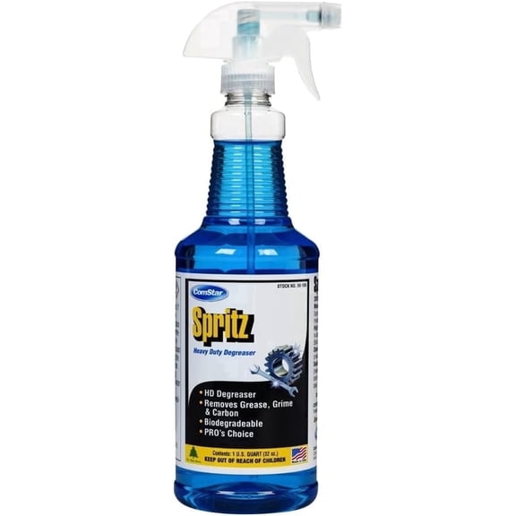 ComStar Spritz Heavy Duty Degreaser 1 qt Industrial Oil & Grease Cleaner