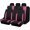 Pink, variant on AUTOKING Car Seat Covers Full Set,Universal Size Seat Covers Fit for Most Car SUV Truck Sedan and Van,Airbag Compatible,Polyester Crimson Splicing Fabric Seat Covers for Car (Gray)