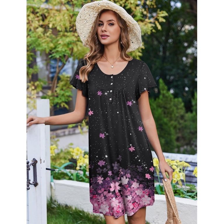 mumu dress Muumuu Round Neck in Ambrosia Place Green for Women This soft cotton muumuu has a unique colorful design that gives it a fresh Juliet Maxi Dress, in Mimosa