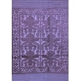thumbnail image 1 of Ahgly Company Machine Washable Indoor Rectangle Southwestern Blue Country Area Rugs, 7' x 9', 1 of 4