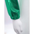 thumbnail image 2 of YUUMIN Veste Métallique Décontractée à Sequins pour Filles et Garçons, Veste à Col Rabattu avec Fermeture Éclair, Vêtements de Sport Vert 12, 2 of 7