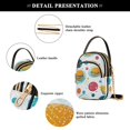 thumbnail image 4 of FORMRS Crossbody Bag for Women Quilted Travel Shoulder Cell Phone Purse with Chain Strap Handbag, Bubbles Hamburger, 4 of 7