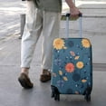 thumbnail image 3 of Pioneer Flower Floral Print Pattern Luggage Cover Fashion Suitcase Cover Baggage Covers Fit 25-28 Inch Luggage (Go Travel), 3 of 5