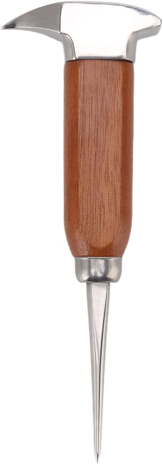 Ice Pick, 304 Stainless Steel Ice Chisel with Wooden Handle for Breaking  Ice, Japanese Style Ice Chipper Hand Ice Removal Pick Crushed Ice Tool for  Home Bar Picnic or Camping 