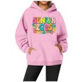 thumbnail image 2 of WEAIXIMIUNG Sweatshirts Courts pour Femmes Grande Taille Décontracté Col Rond avec Poche Saison Senior 2025 Hoodie, 2 of 3