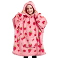 thumbnail image 1 of Sudadera con capucha para niños Giggling Getup Strawberry Sherpa, 1 of 7