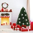 thumbnail image 1 of Gymax 6' Pre-Lit Multi-Color Lights Fiber Optic Artificial Christmas Tree with Snowflakes, 1 of 10