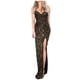 thumbnail image 2 of ICHUANYI Liquidación Vestido De Mujer Vestido De Noche Sexy Escote En V Dividido Lentejuelas Moda Sin Mangas Verano Ichaunyi WER2023082204121, 2 of 9