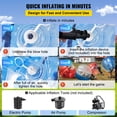thumbnail image 4 of VEVOR Inflatable Bumper Bubble Balls Body Zorb Ball Soccer Bumper Football 5ft/1.5 M,PVC, 4 of 9