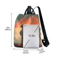 thumbnail image 3 of FORMRS Women's Travel Backpack Purse Anti-Theft Hidden Pockets Casual Shoulder Bag, Astronaut in Rain, 3 of 7