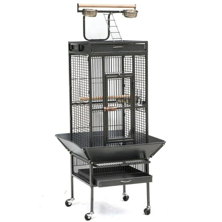 Yaheetech Wrought Iron Select Bird Cage Parrot Macaw Cockatoo Birdcage Stands