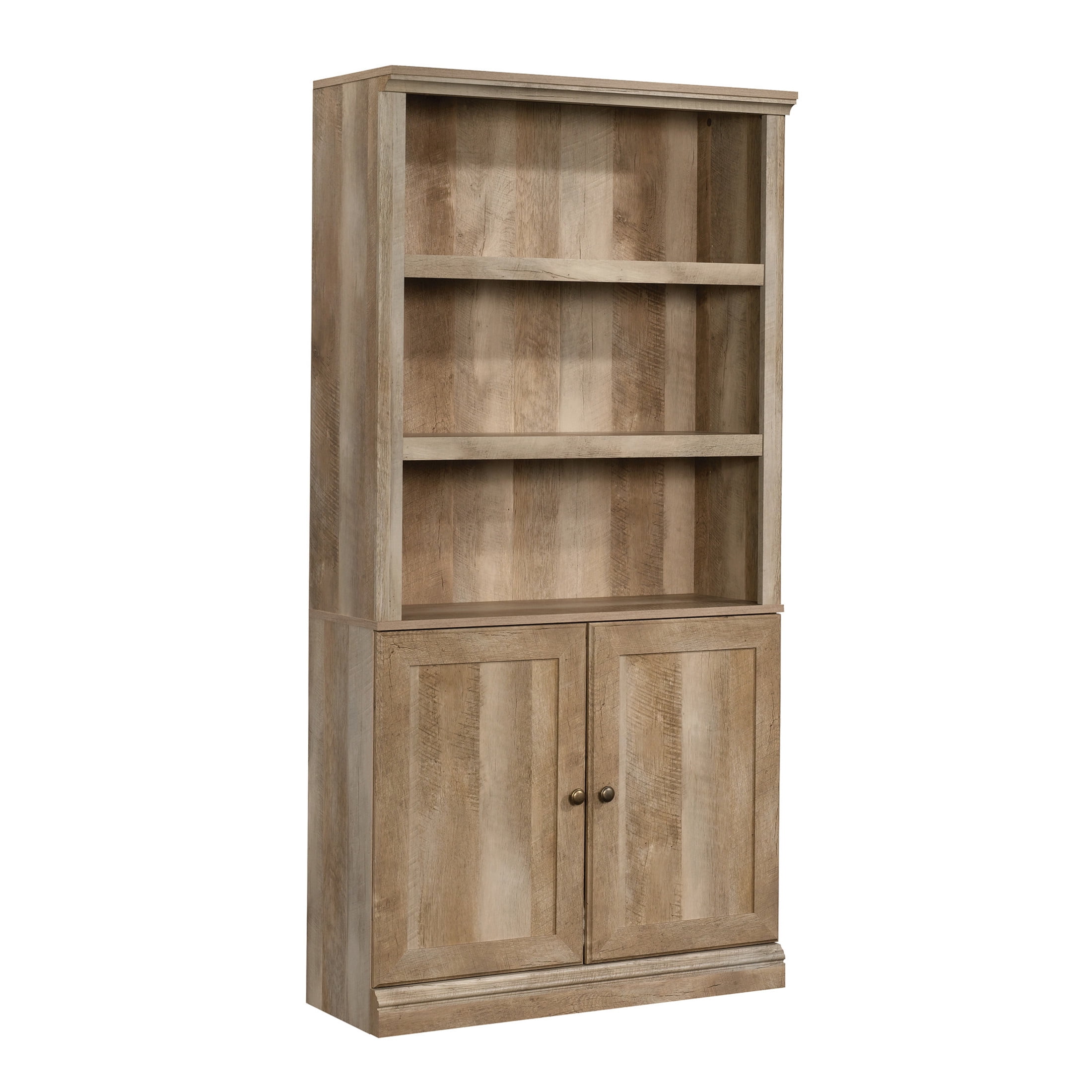 Sauder Select 3-Shelf Bookcase, Lintel Oak Finish